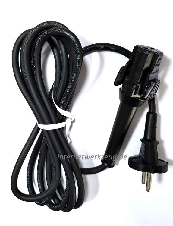 AMB, Kress Netzkabel (DE) mit Patent-Quick-Verschluss, 2,5 Meter